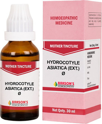 Bakson's Homoeopathy Hydrocotyle Asiatica (Ext.) Q Mother Tincture(30 ml)