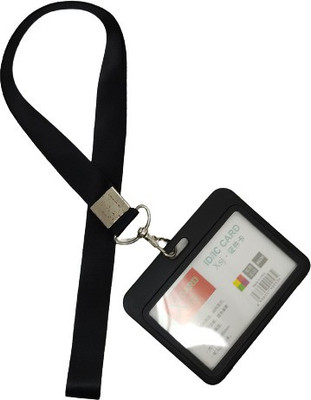 Dey 's stationery store Plastic ID Badge Holder, Lanyard(Pack of 1)