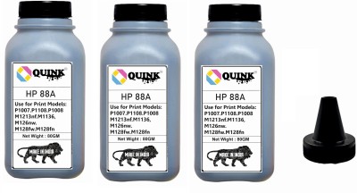 QUINK 88A Toner Powder for Refilling Laser jet Toner Cartridge Black Ink Toner Powder