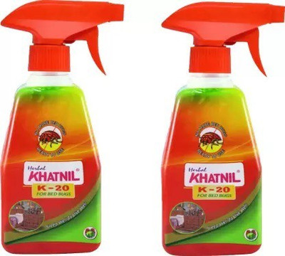 Khatnil K20 Herbal Bed Bugs Repellent 250ml Pack Of 2(2 x 125 ml)