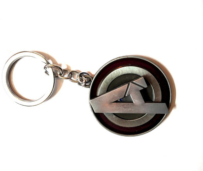 gtrp Avengers Logo Dull Grey Rotating Metal Key Chain Key Chain