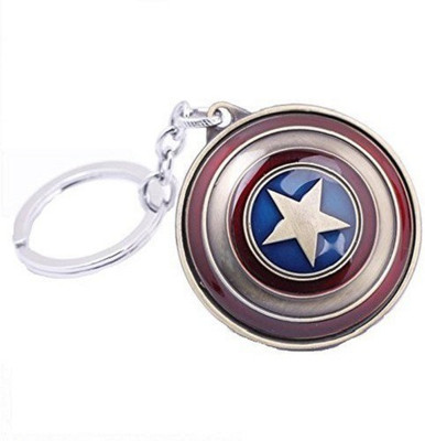 gtrp Captain America Rotating Shield Keyring & Keychain Key Chain Key Chain