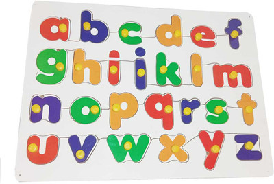 FireFlies Wooden Lowercase Small Alphabet Puzzle for Boys & Girls(1 Pieces)