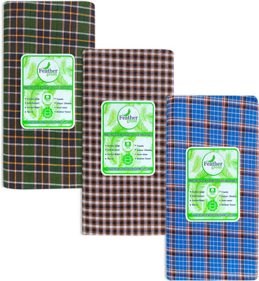 Feather Green Checkered Multicolor Lungi