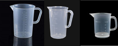 polylab Measuring Jug 2000ml & BEAKER 500ML, 100ML COMBO SET Measuring Cup Set(2000 ml, 500 ml, 100 ml)