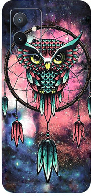 Jeeva Creation Vivo IQOO Z6 5G Mobile Skin(Ultra Super Pink Owl Skin With High Matte Finish.)