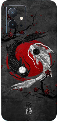 AsSkin Vivo iqooZ6 5g Mobile Skin(Ultra Super Ying Yang With High Gloss Finish).)