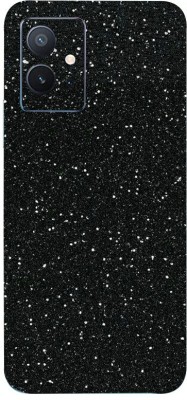 AsSkin Vivo iqooZ6 5g Mobile Skin(Ultra Super Black Glitter With High Gloss Finish).)