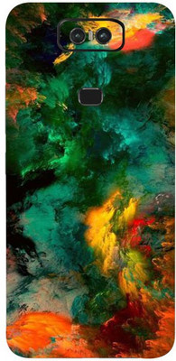 Jeeva Creation Asus 6Z, asus 6z Mobile Skin(Ultra Super Multicolor Clouds Skin With High Matte Finish.)