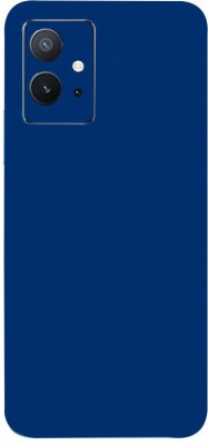 AsSkin Vivo iqooZ6 5g Mobile Skin(Ultra Super Dark Blue Matte With High Gloss Finish).)