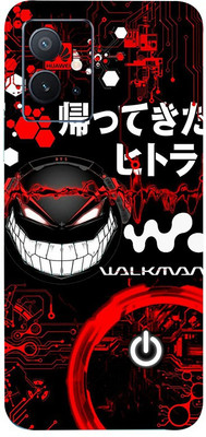 Jeeva Creation Vivo IQOO Z6 5G Mobile Skin(Ultra Super Red Graffiti Skin With High Matte Finish.)