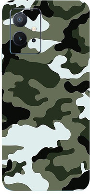 Jeeva Creation Vivo IQOO Z6 5G Mobile Skin(Ultra Super Military Winter Camouflage Skin With High Matte Finish.)