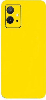 Jeeva Creation Vivo IQOO Z6 5G Mobile Skin(Ultra Super Yellow Matte Skin With High Matte Finish.)