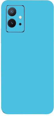 AsSkin Vivo iqooZ6 5g Mobile Skin(Ultra Super Light blue Matte With High Gloss Finish).)