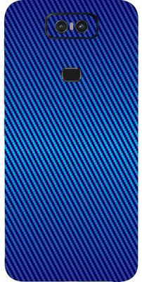 Jeeva Creation Asus 6Z, asus 6z Mobile Skin(Ultra Super Blue Carbon Fiber Skin With High Matte Finish.)