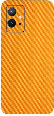 Pochanki Vivo iQOO Z6 5G, vivo iqooz6 Mobile Skin(Ultra Super Golden Carbon Fiber Skin With Matte Finish.)