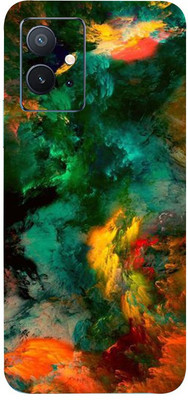AsSkin Vivo IQOO Z6 5G, vivo iqoo z6 5g Mobile Skin(Ultra Super Multicolor Clouds Skin With High Matte Finish..)