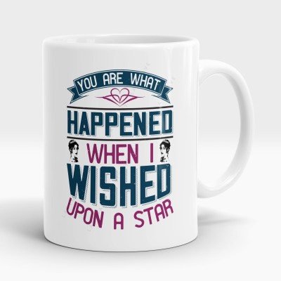 LASTWAVE You are what happened when I wished upon a star Ceramic Coffee Mug(371 ml)