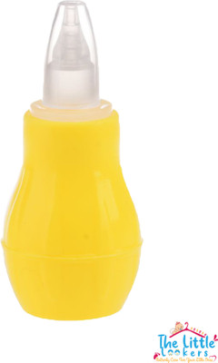 The Little Lookers Baby Nose Cleaner/Nasal Vacuum Sucker Mucus Snot Aspirator for Babies (Nose Cleaner Yellow, Pack of 1) Manual Nasal Aspirator(Yellow)