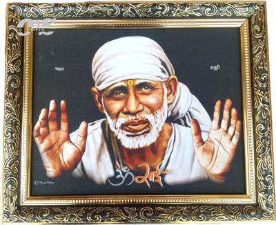 om sai toys Saibaba Religious Frame
