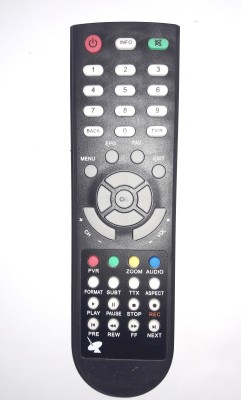 PMRK BEST IN BEST 20 IN 1 SET TOP BOX Compatible Best Quality Remote With Full Working SET TOP BOX 20 IN 1 Remote Controller(Black)