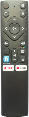 LipiWorld LED LCD Smart TV Remote Control with Netflix YouTube Function (Without Voice) Compatible for Lloyd Tv Remote Controller(Black)