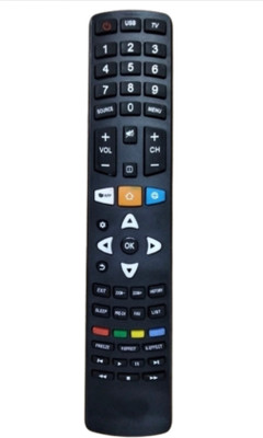 Electvision Remote Control for LED / LCD TV usb compatible with Micromax LED / LCD TV (big) Remote Controller(Black)