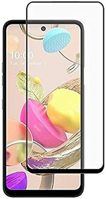 VISHRN Edge To Edge Tempered Glass for LG K42(Pack of 1)