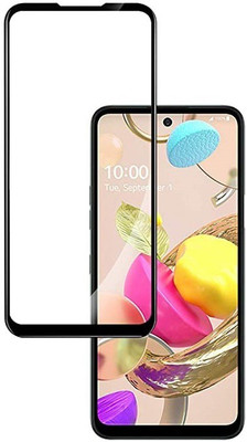 VISHRN Edge To Edge Tempered Glass for LG K42(Pack of 1)