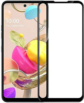 VISHRN Edge To Edge Tempered Glass for LG K42(Pack of 1)