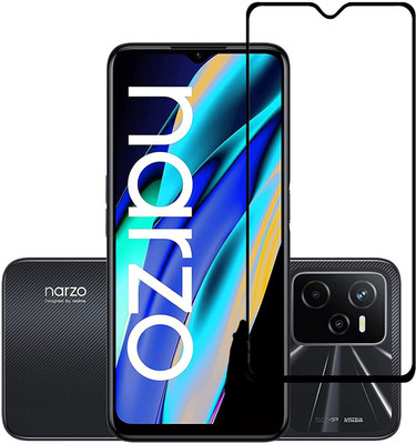 LIKEDESIGN Edge To Edge Tempered Glass for Realme 50A Prime(Pack of 1)
