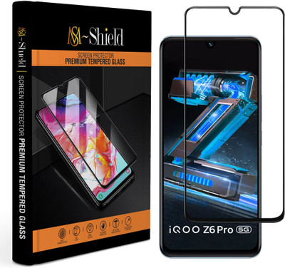 MS-Shield Edge To Edge Tempered Glass for iQOO Z6 Pro 5G(Pack of 1)