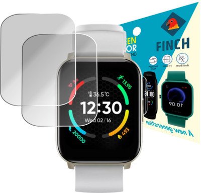 FINCH Screen Guard for Realme Techlife Watch SZ100 Smartwatch(Pack of 2)