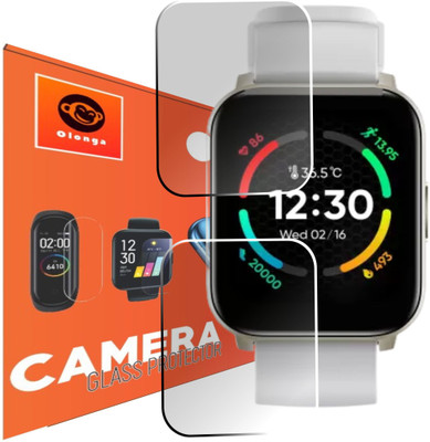 Olonga Screen Guard for Realme Techlife Watch SZ100 Smartwatch(Pack of 2)