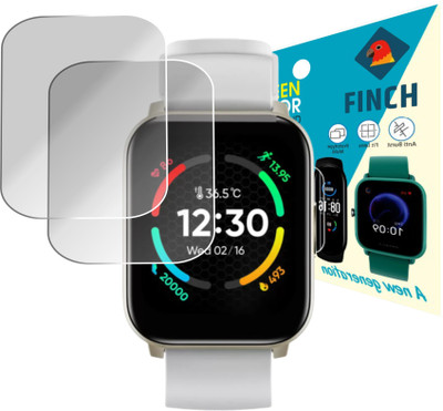 FINCH Screen Guard for Realme Techlife Watch SZ100 Smartwatch(Pack of 2)