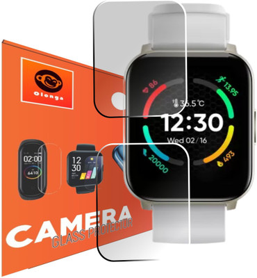 Olonga Screen Guard for Realme Techlife Watch SZ100 Smartwatch(Pack of 2)