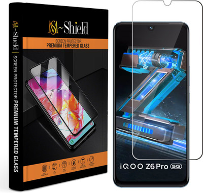 MS-Shield Tempered Glass Guard for iQOO Z6 Pro 5G(Pack of 1)