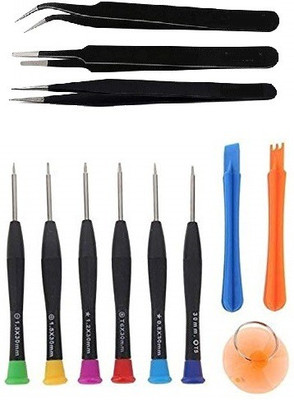 wroughton 9 in 1 Professional Screwdriver Set Mobile Repairing Tool Kit For iPhone 6/6S/iPhone 7/7S and for All Mobile With 3 Tweezers Precision Screwdriver Set(Pack of 12)