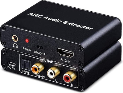 Etzin Etzin HDMI ARC Adapter Audio Extractor(EPL-448H) USB Adapter(Black)
