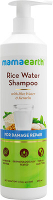 Mamaearth Rice Water Shampoo With & Keratin For Damaged, Dry and Frizzy Hair(250 ml)