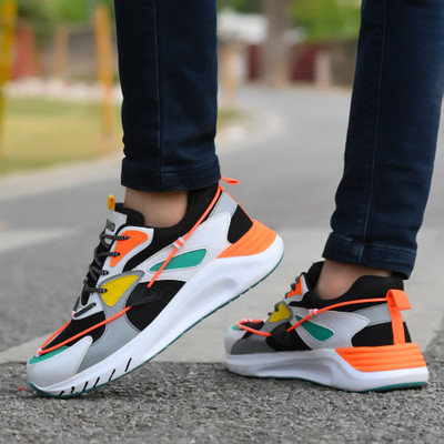 Echor EC-0028 Casual Sneaker Shoes Sneakers For Men(Black)
