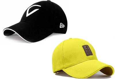 aspx Self Design Sports/Regular Cap Cap(Pack of 2)