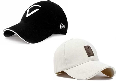 aspx Self Design Sports/Regular Cap Cap(Pack of 2)