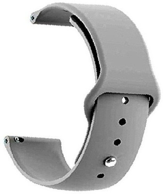 BLACK LOVIES 22MM SOFT SILICON BELT Smart Watch Strap(Grey)