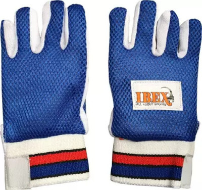 My Sports IBEX Blue Inner Gloves Inner Gloves (Blue) Wicket Keeping Gloves(Blue)