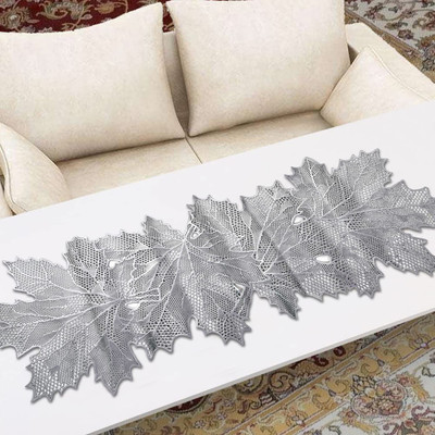 Flipkart SmartBuy Silver 91 cm Table Runner(PVC)