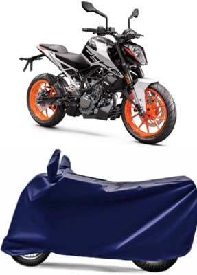 Mdstar Waterproof Two Wheeler Cover for KTM(200 Duke, Blue)