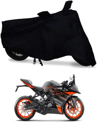 Mdstar Waterproof Two Wheeler Cover for KTM(200 Duke, Black)