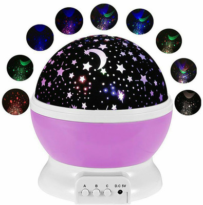 MOOZMOB VERSION 2.0 Star Light for Kids LED Star Night Light with Color Changing Modes 360 Degree Rotating Star Night Light for Bedroom Living Room Party Led Light(Multicolor)