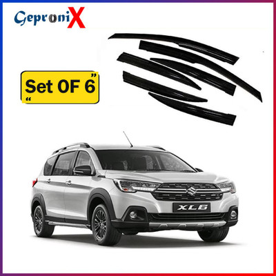 GEPRONIX For Non-convertibles Front, Rear Wind Deflector(Tinted Maruti XL6 Alpha Petrol)